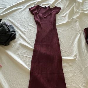 NWT ribbed sweater dress